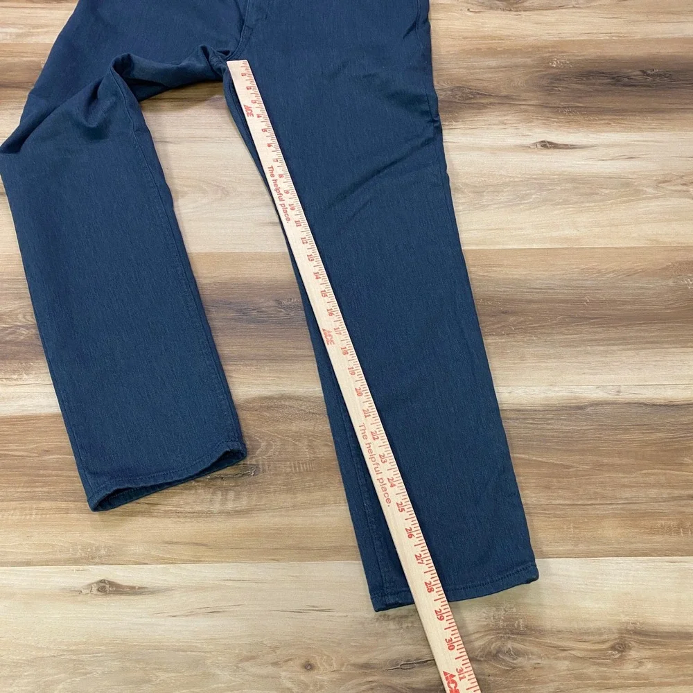 Banana Republic Traveler Pants 35x30 Skinny Fit Chino Cotton Blend Blue 5-Pocket